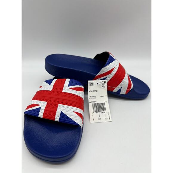Adidas Originals Adilette Great Britain Slides G55377 Men’s Size 4 NWT main image 10